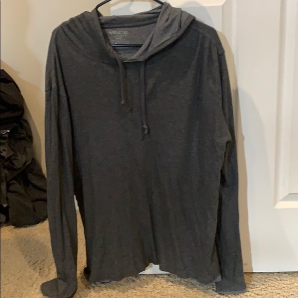 Vince Other - Vince gray men’s hoodie shirt size large